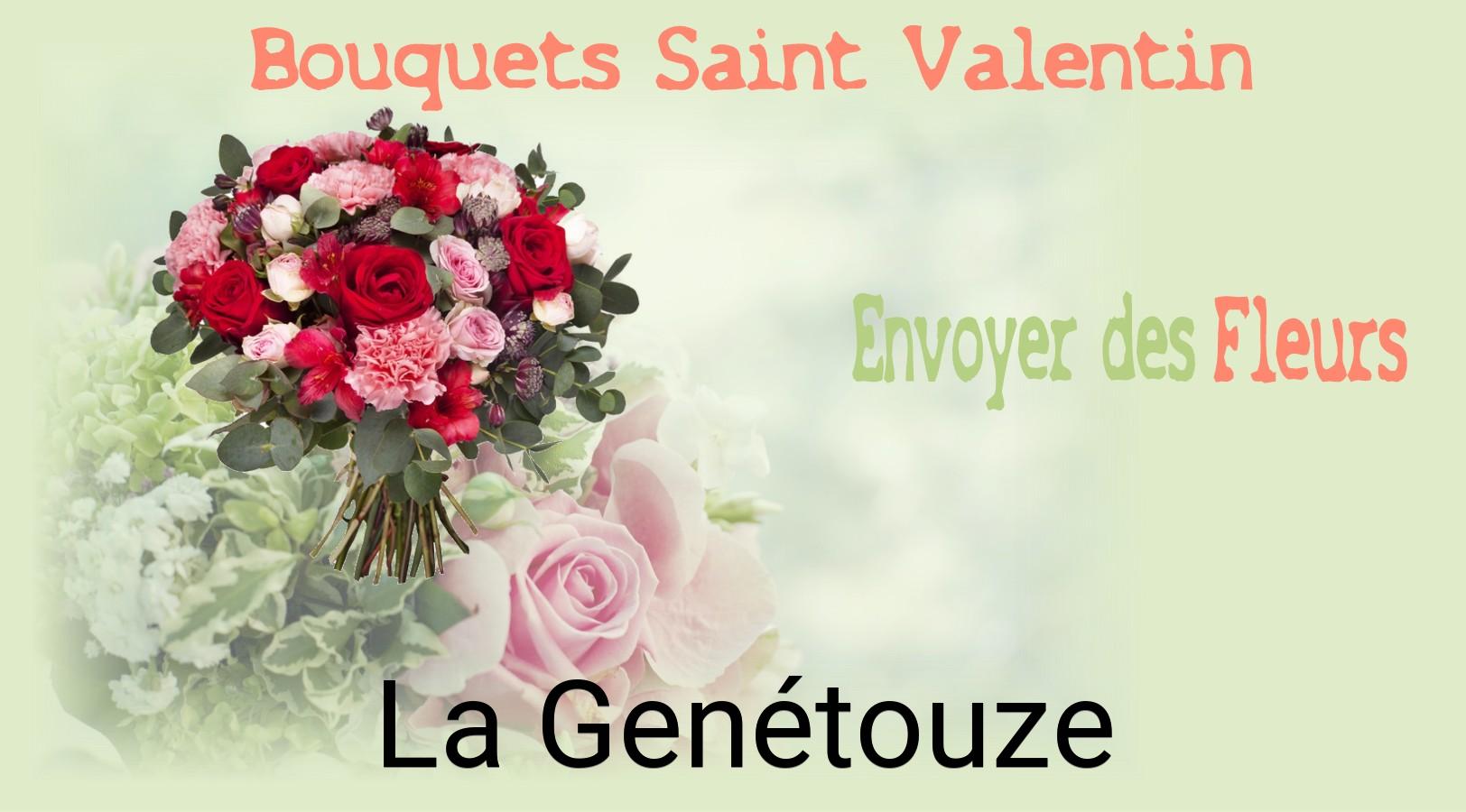 Roses de Saint-Valentin livrées à La Genétouze